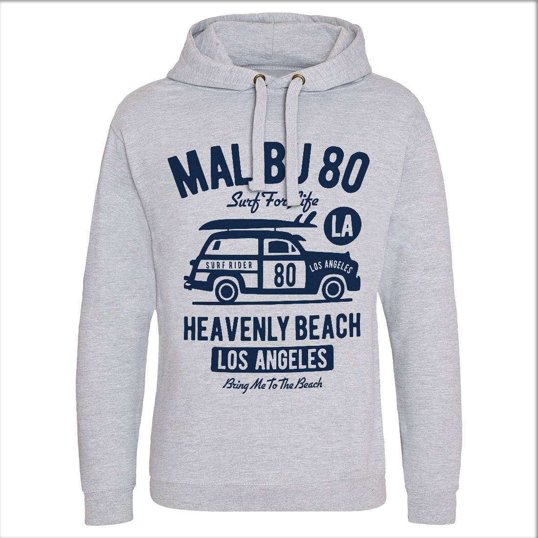 Malibu Mens Hoodie Without Pocket Cars B420