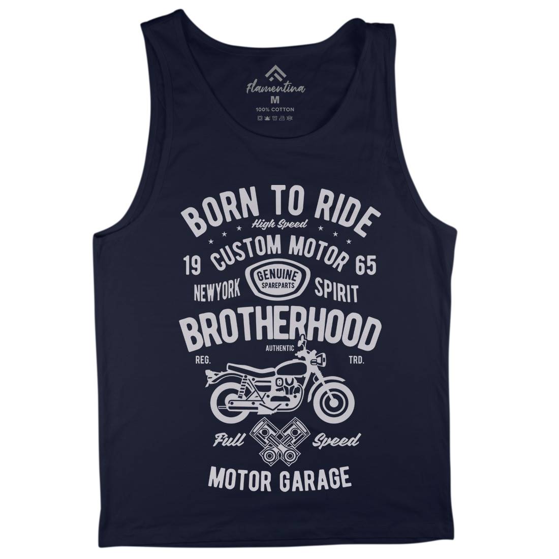 Brotherhood Mens Tank Top Vest Motorcycles B423