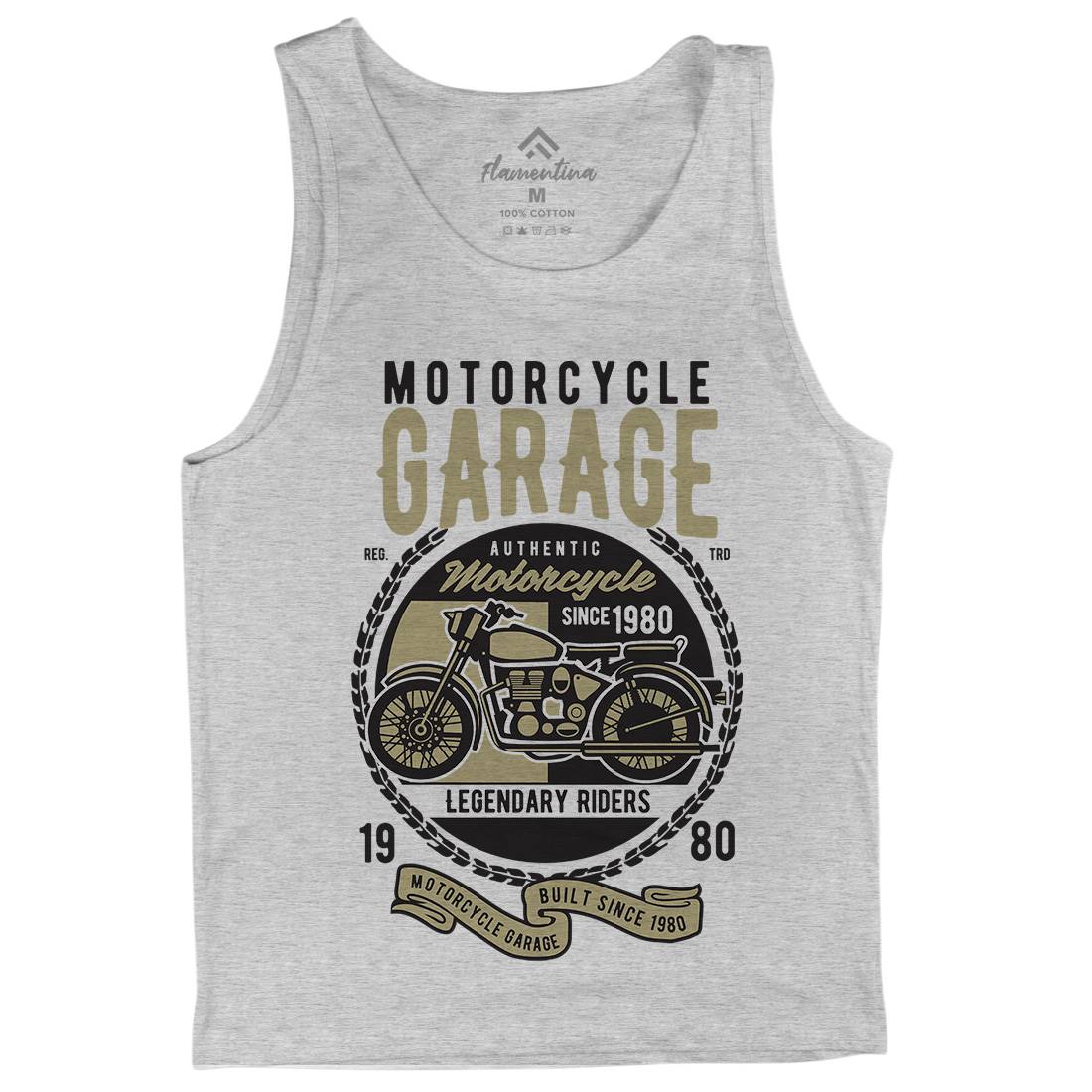Classic Mens Tank Top Vest Motorcycles B424
