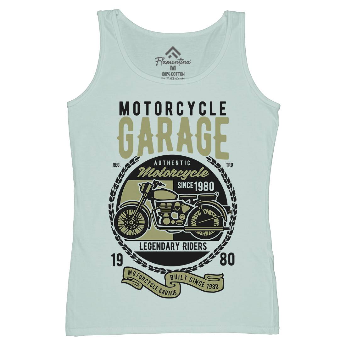 Classic Womens Organic Tank Top Vest Motorcycles B424