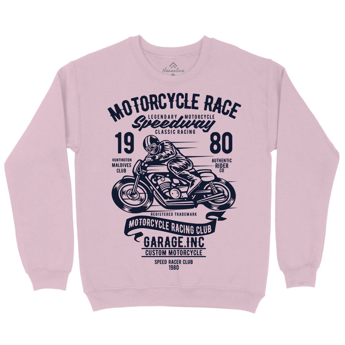 Race Kids Crew Neck Sweatshirt Motorcycles B426