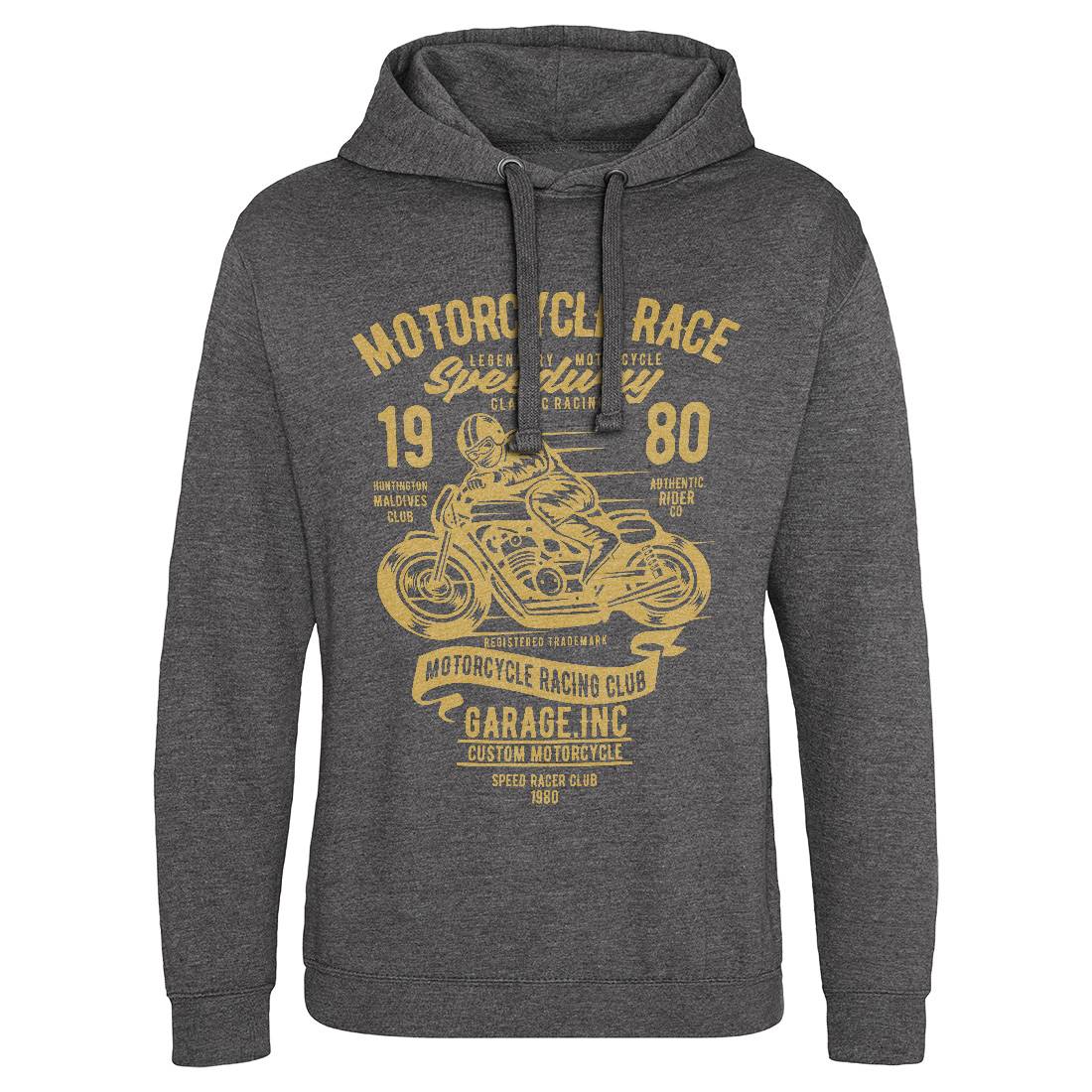 Race Mens Hoodie Without Pocket Motorcycles B426