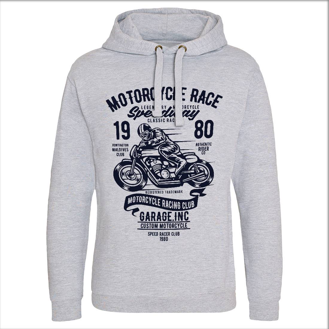Race Mens Hoodie Without Pocket Motorcycles B426