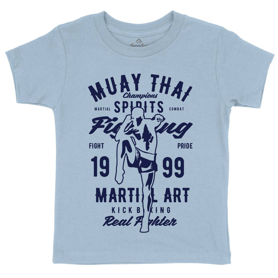 Muay Thai Kids Crew Neck T-Shirt Sport B427