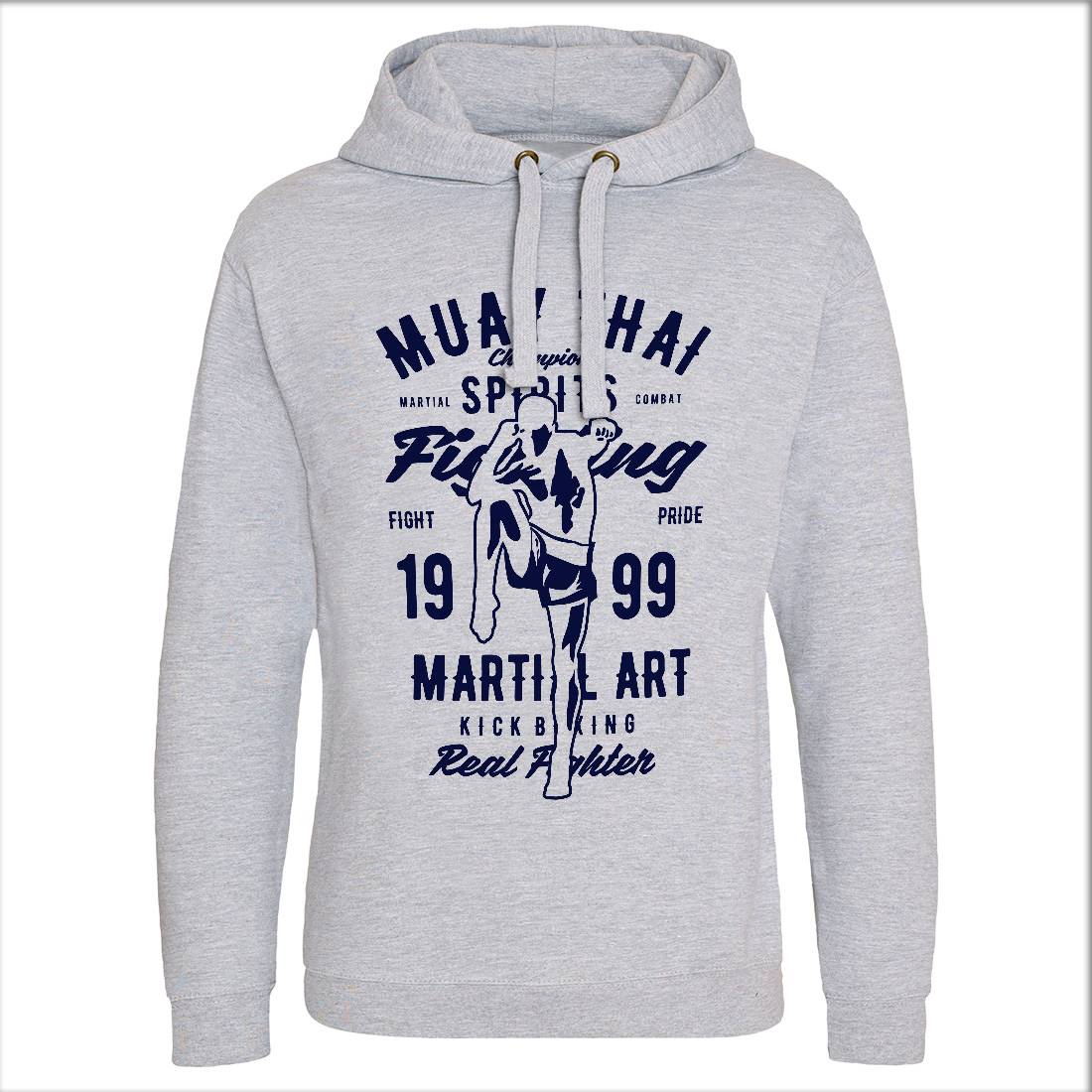 Muay Thai Mens Hoodie Without Pocket Sport B427