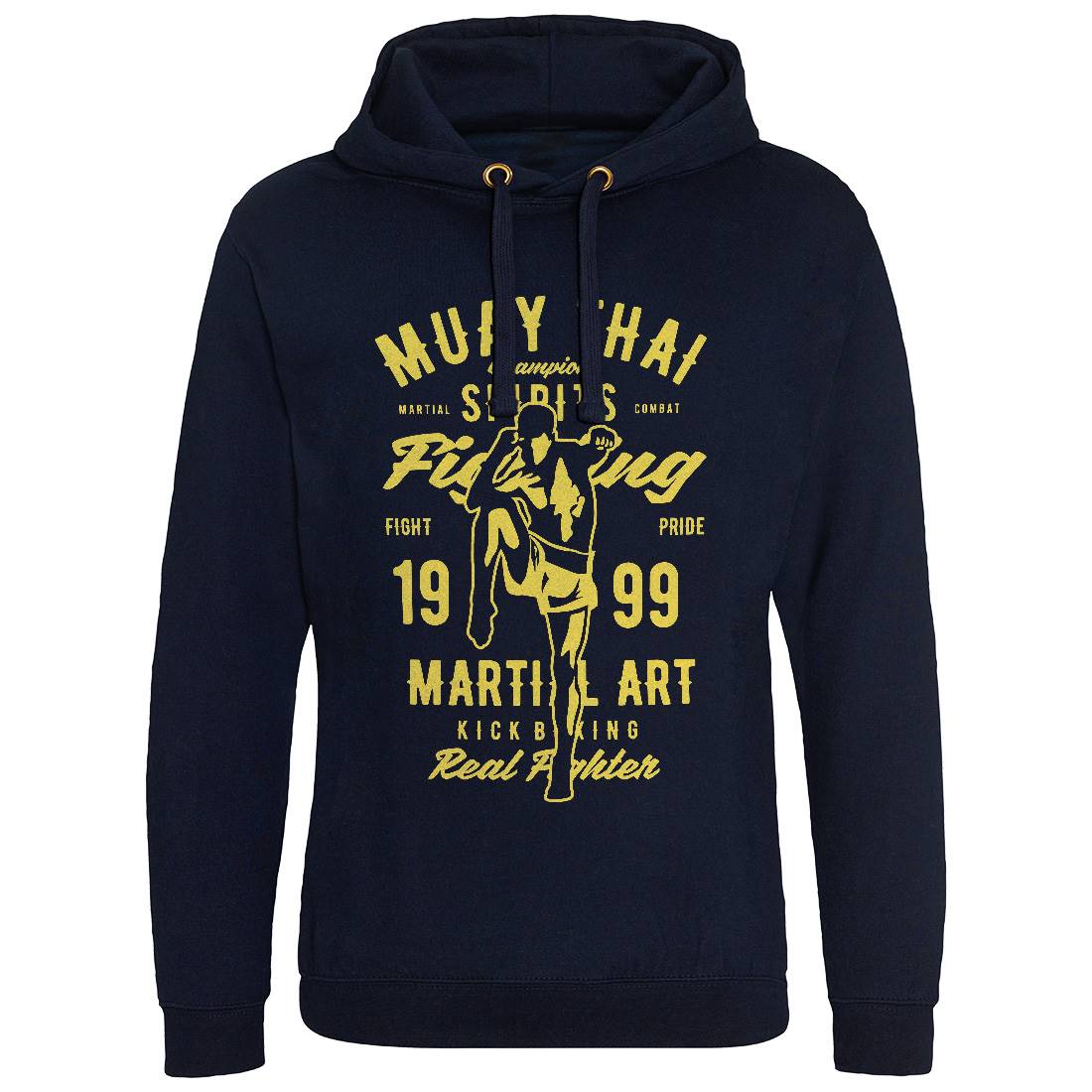 Muay Thai Mens Hoodie Without Pocket Sport B427