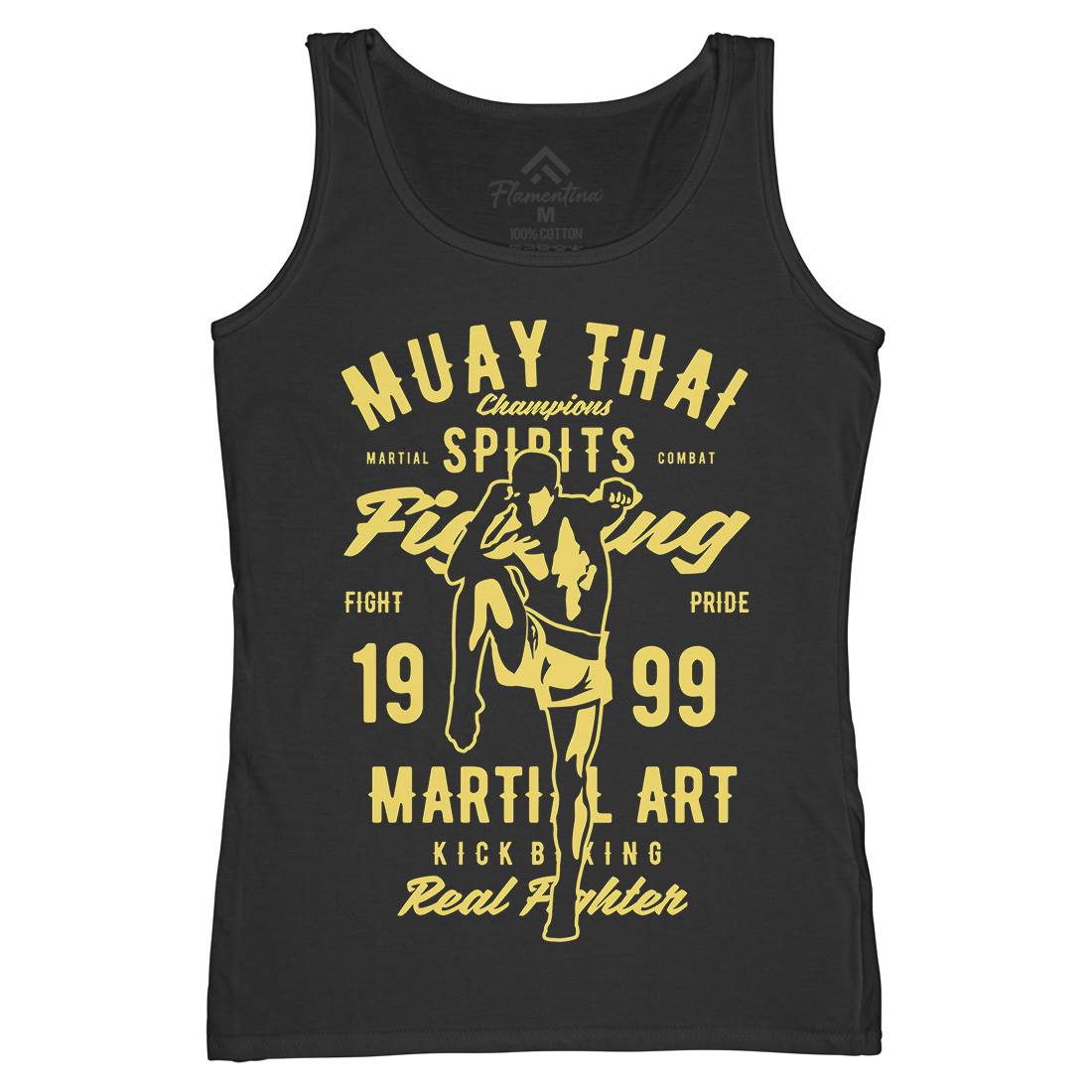 Muay Thai Womens Organic Tank Top Vest Sport B427