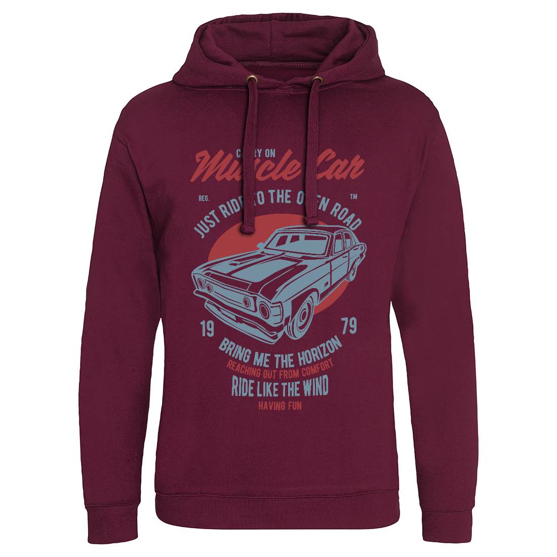 Muscle Car Mens Hoodie Without Pocket Cars B428