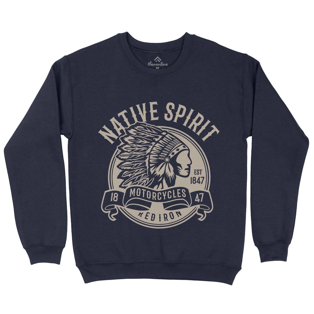 Native Spirit Kids Crew Neck Sweatshirt American B429