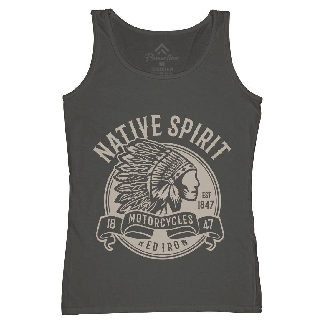 Native Spirit Womens Organic Tank Top Vest American B429