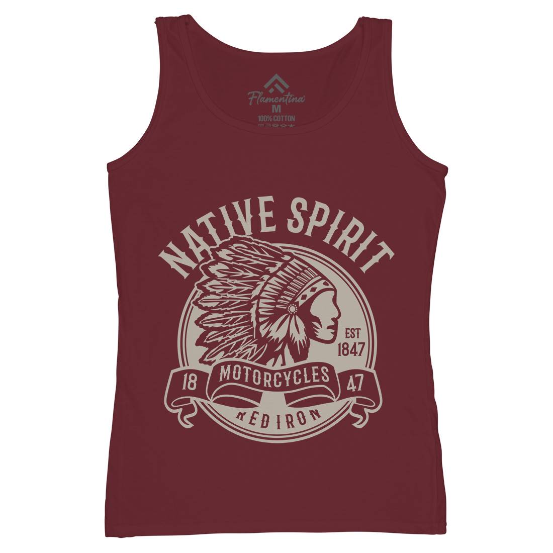 Native Spirit Womens Organic Tank Top Vest American B429