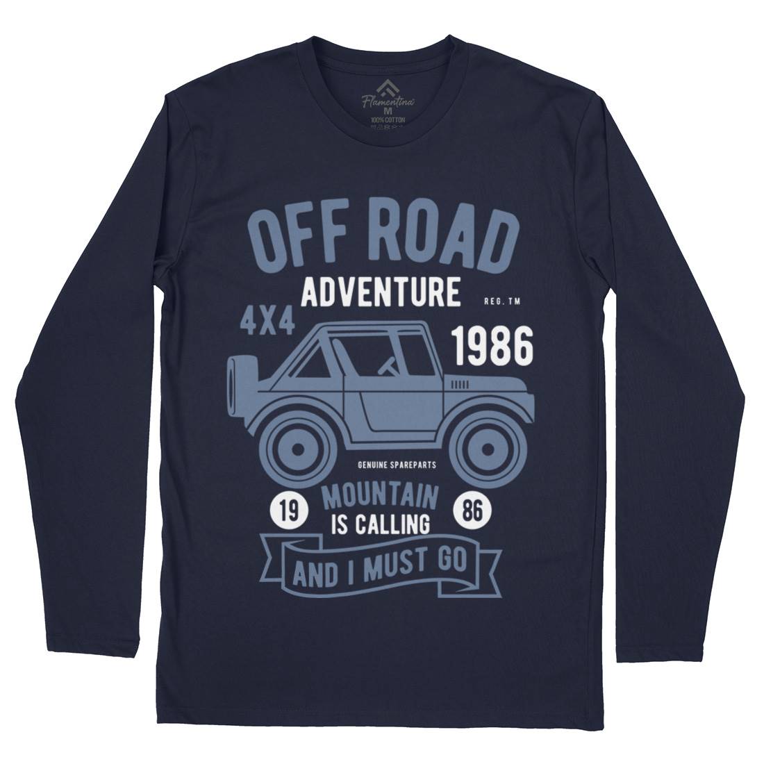 Off Road Adventure Mens Long Sleeve T-Shirt Cars B432