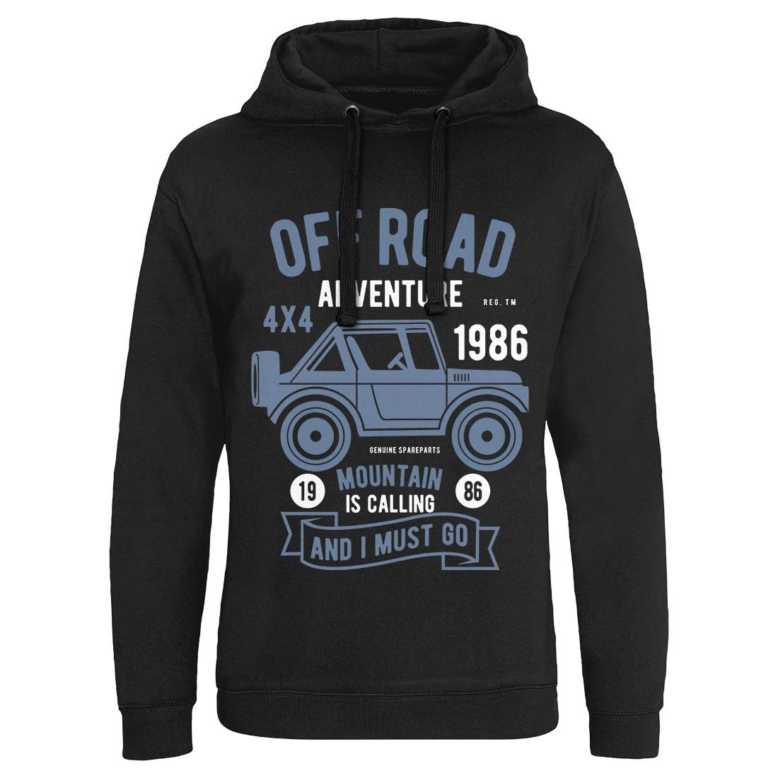 Off Road Adventure Mens Hoodie Without Pocket Cars B432