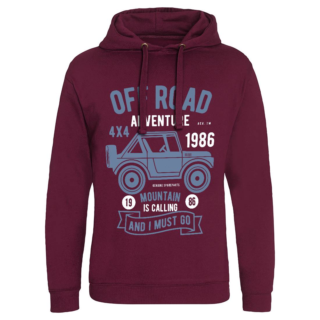 Off Road Adventure Mens Hoodie Without Pocket Cars B432