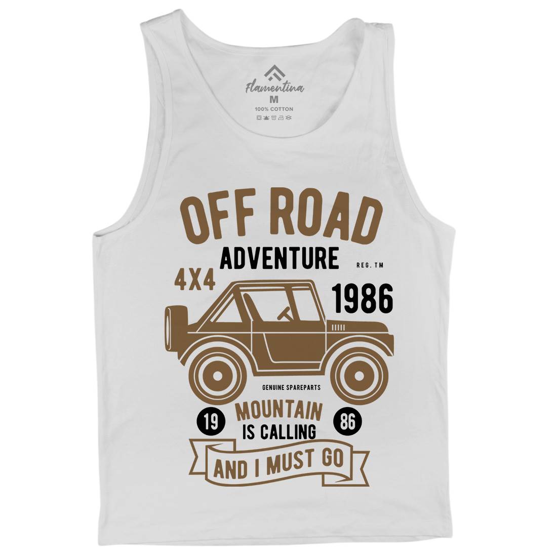 Off Road Adventure Mens Tank Top Vest Cars B432