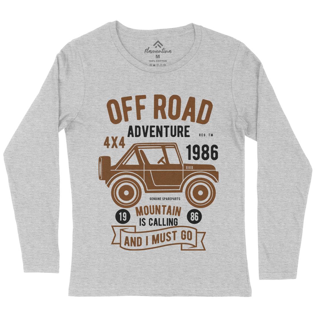 Off Road Adventure Womens Long Sleeve T-Shirt Cars B432