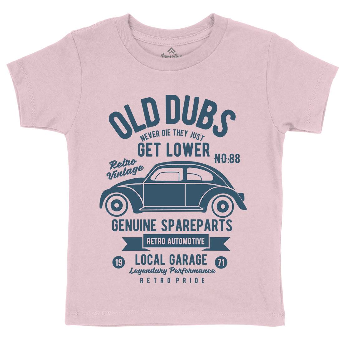Old Dubs Kids Crew Neck T-Shirt Cars B434