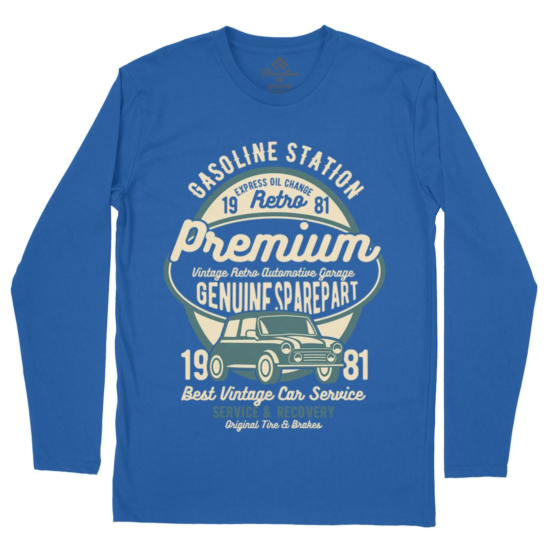 Premium Garage Mens Long Sleeve T-Shirt Cars B436