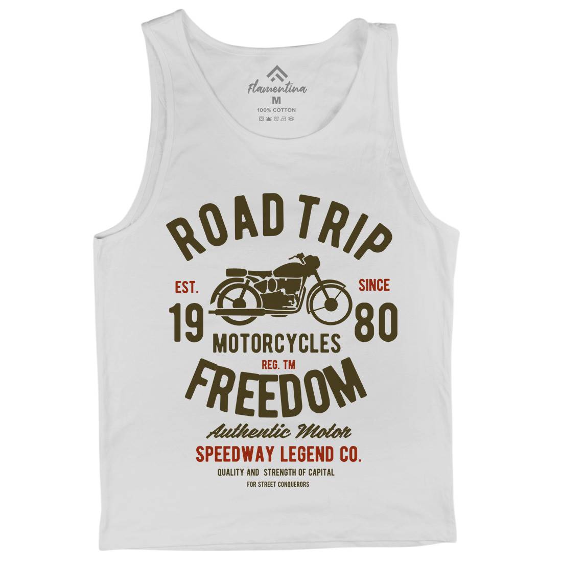 Road Trip Mens Tank Top Vest Motorcycles B442