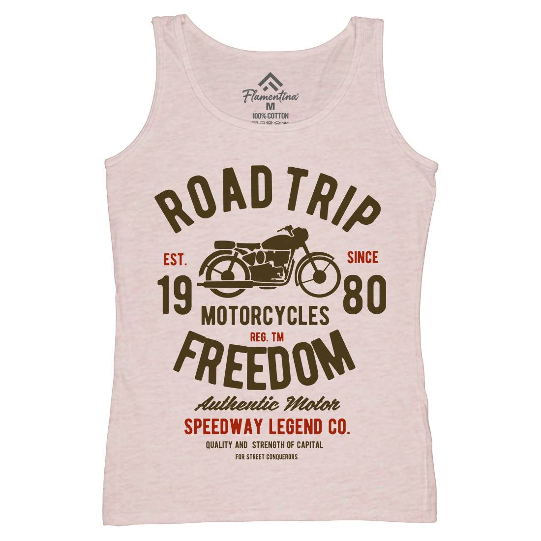 Road Trip Womens Organic Tank Top Vest Motorcycles B442