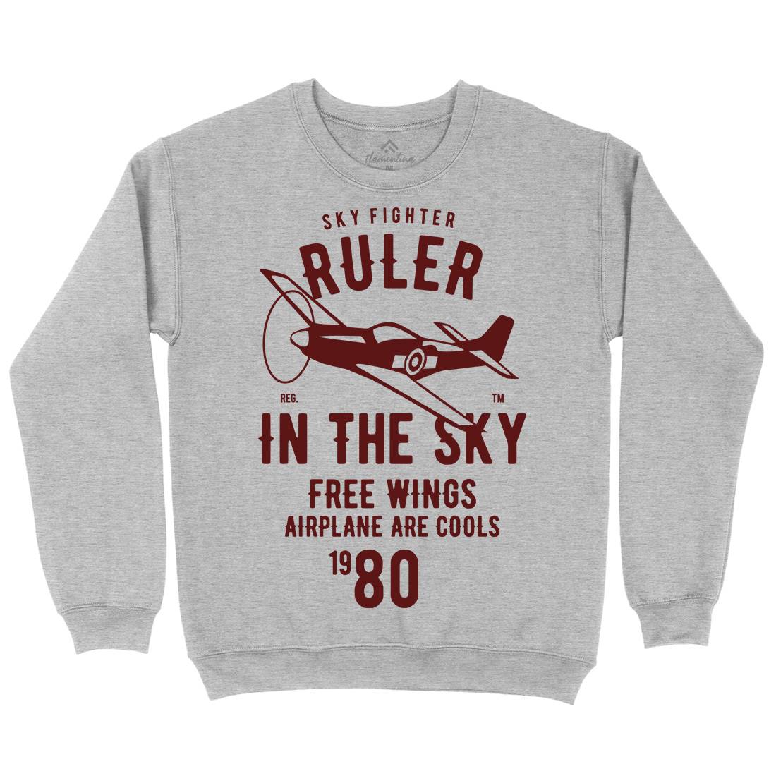 Ruler In The Sky Kids Crew Neck Sweatshirt Vehicles B443