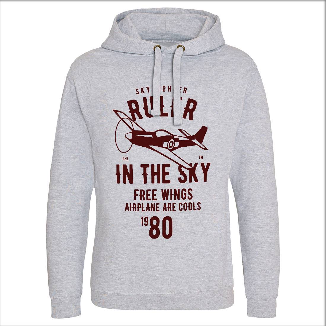 Ruler In The Sky Mens Hoodie Without Pocket Vehicles B443