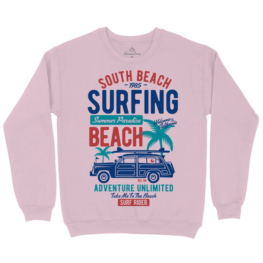 South Kids Crew Neck Sweatshirt Surf B448