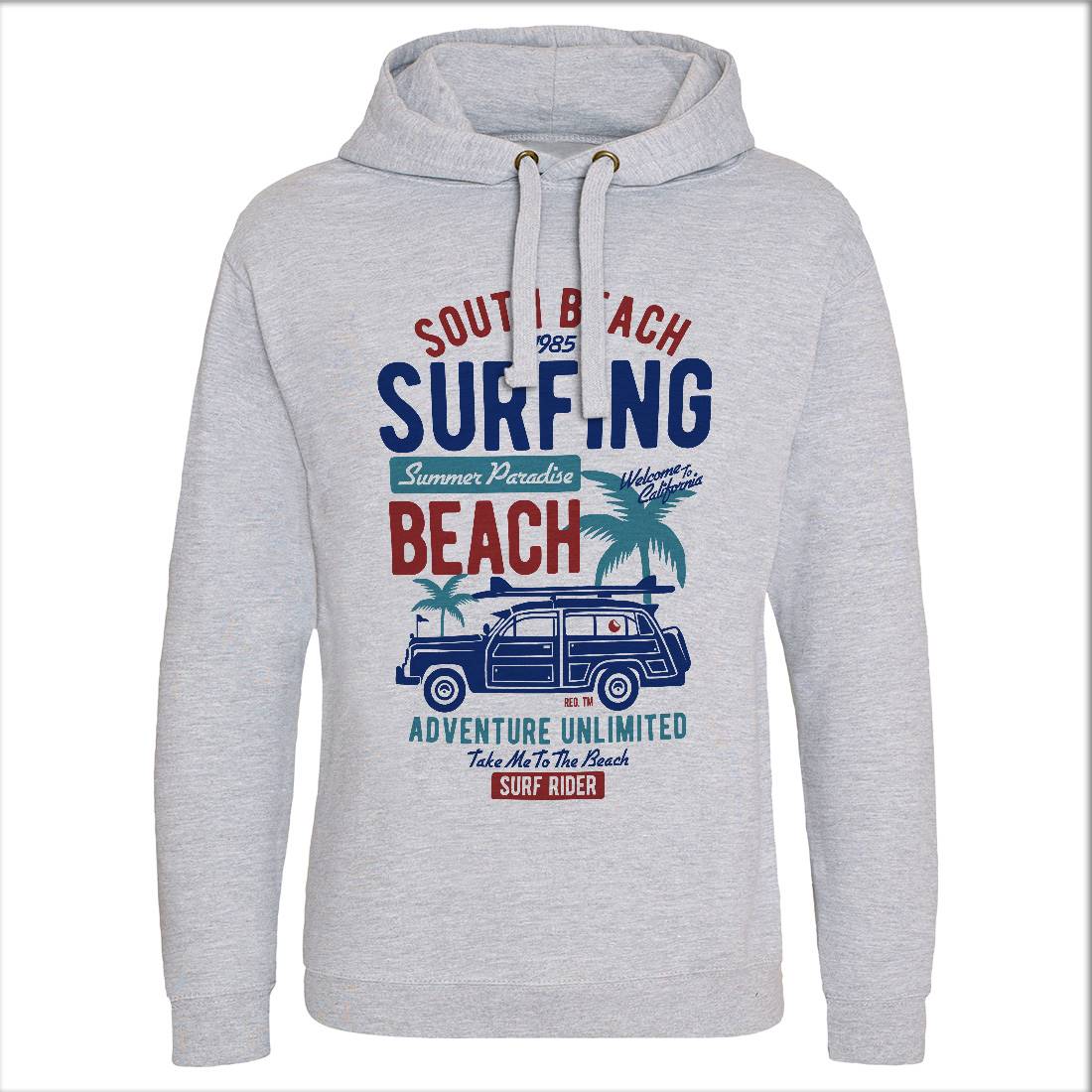 South Mens Hoodie Without Pocket Surf B448