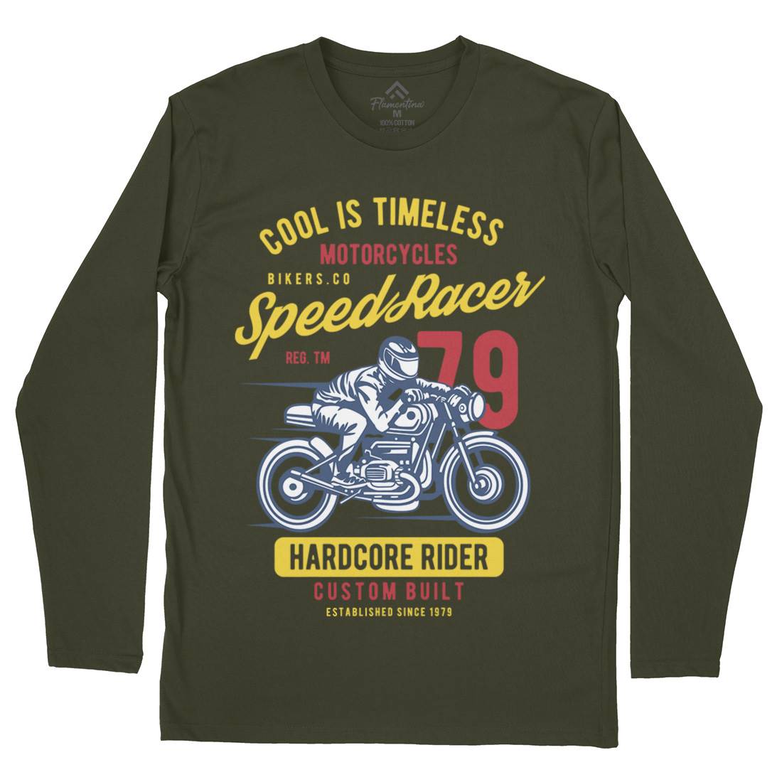 Speed Racer Mens Long Sleeve T-Shirt Motorcycles B449