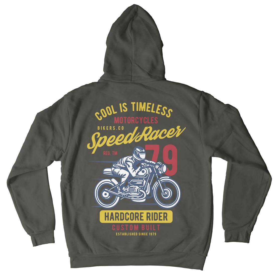 Speed Racer Mens Hoodie With Pocket Motorcycles B449