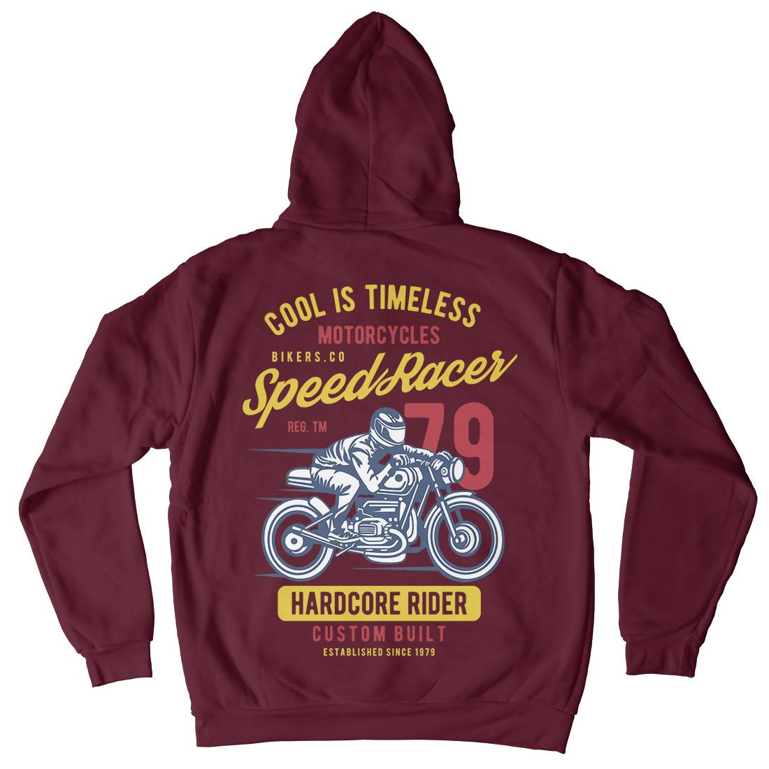 Speed Racer Mens Hoodie With Pocket Motorcycles B449