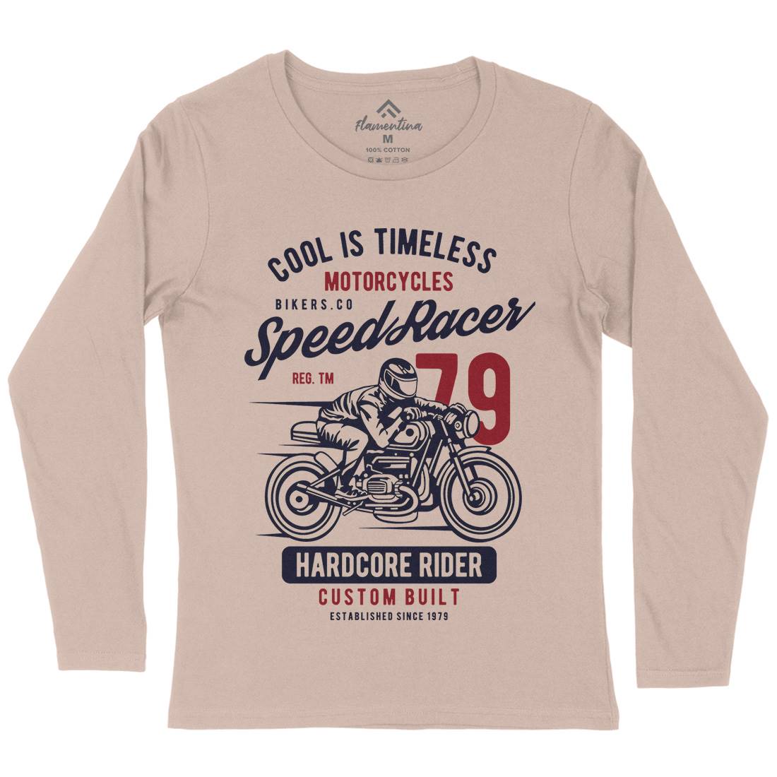 Speed Racer Womens Long Sleeve T-Shirt Motorcycles B449