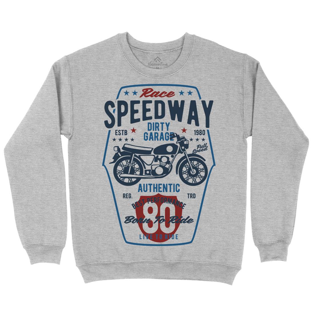 Speedway Kids Crew Neck Sweatshirt Motorcycles B451