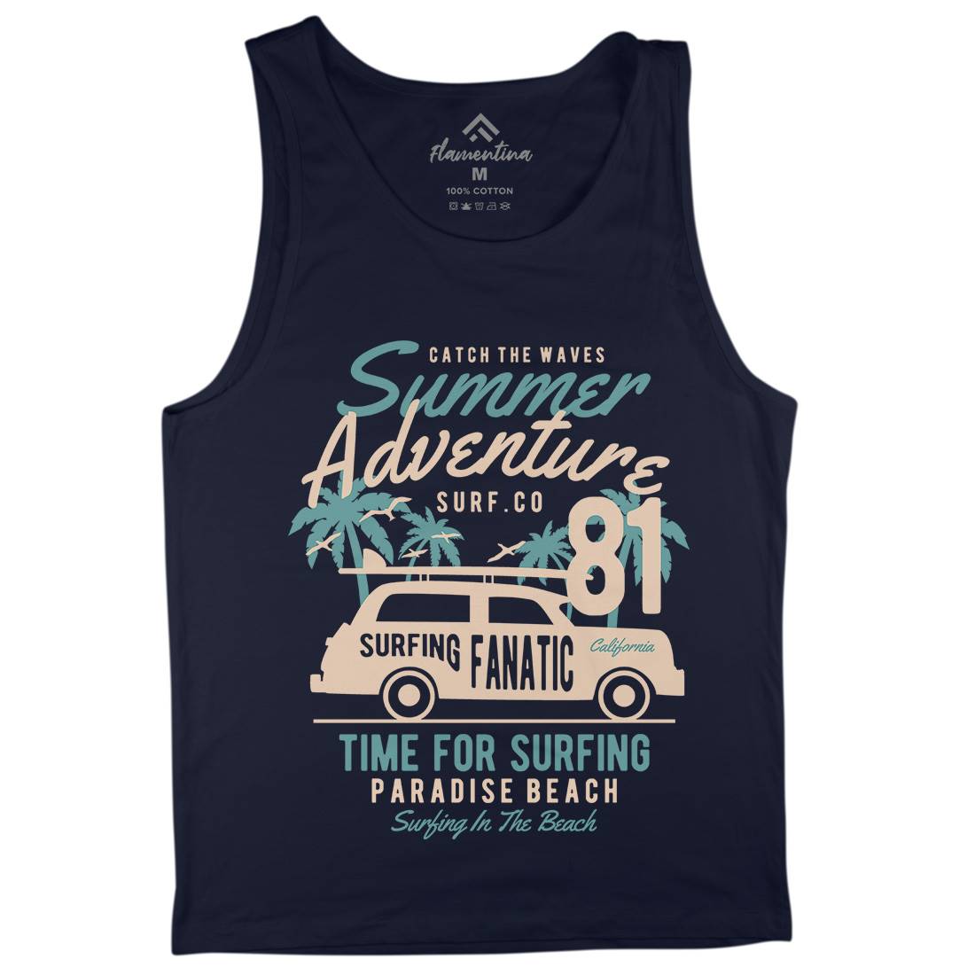 Summer Adventure Mens Tank Top Vest Nature B454