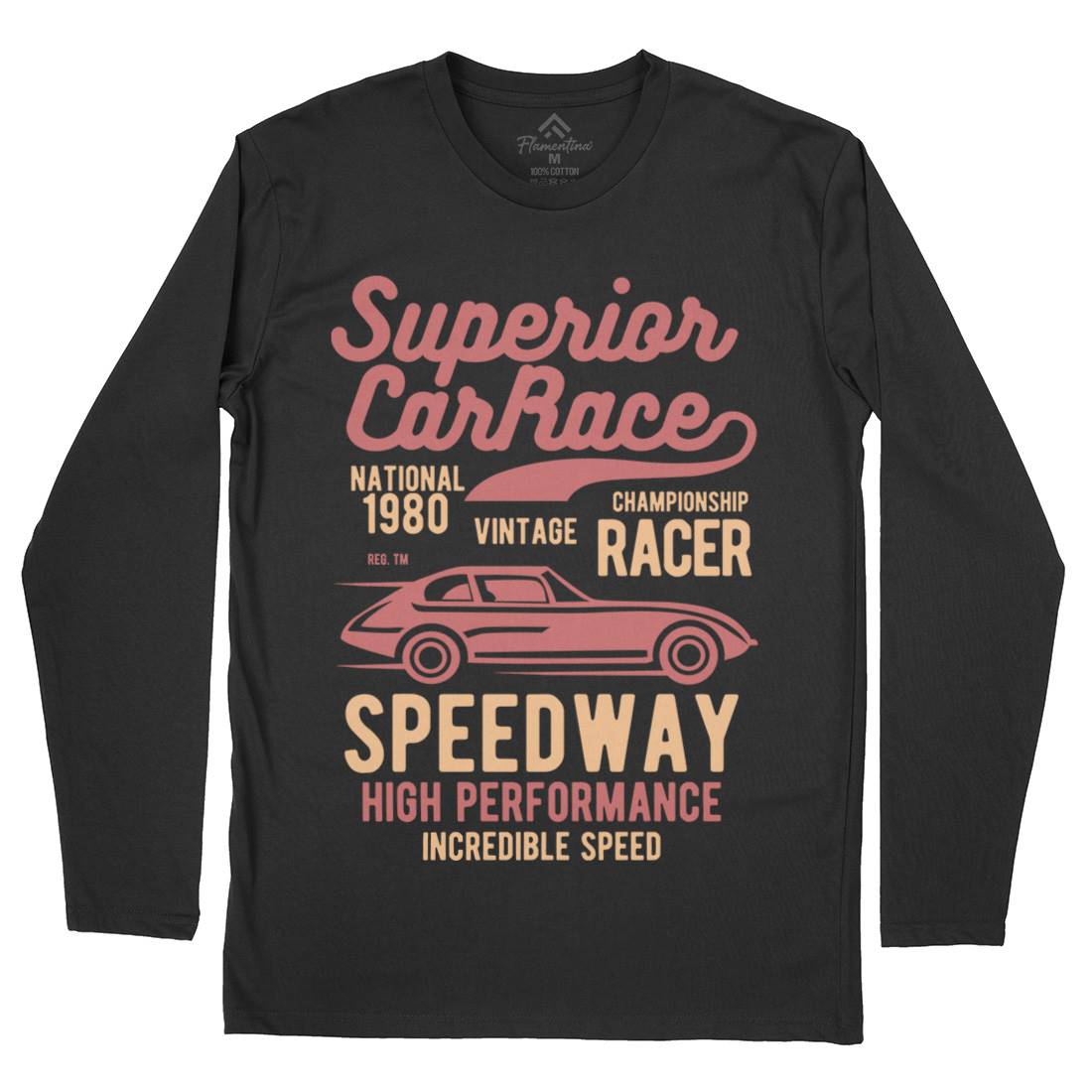 Superior Car Race Mens Long Sleeve T-Shirt Cars B456