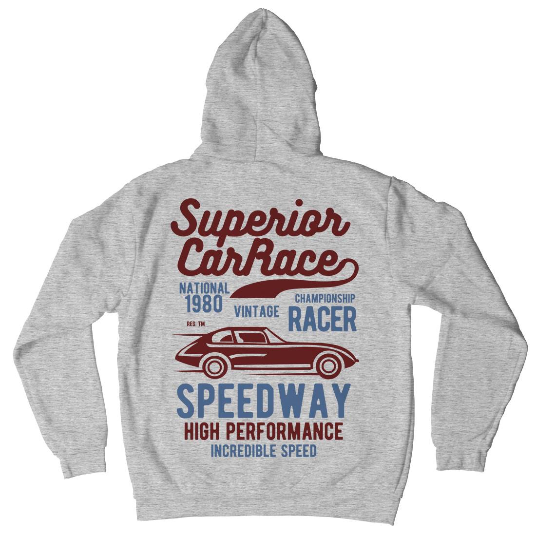 Superior Car Race Mens Hoodie With Pocket Cars B456