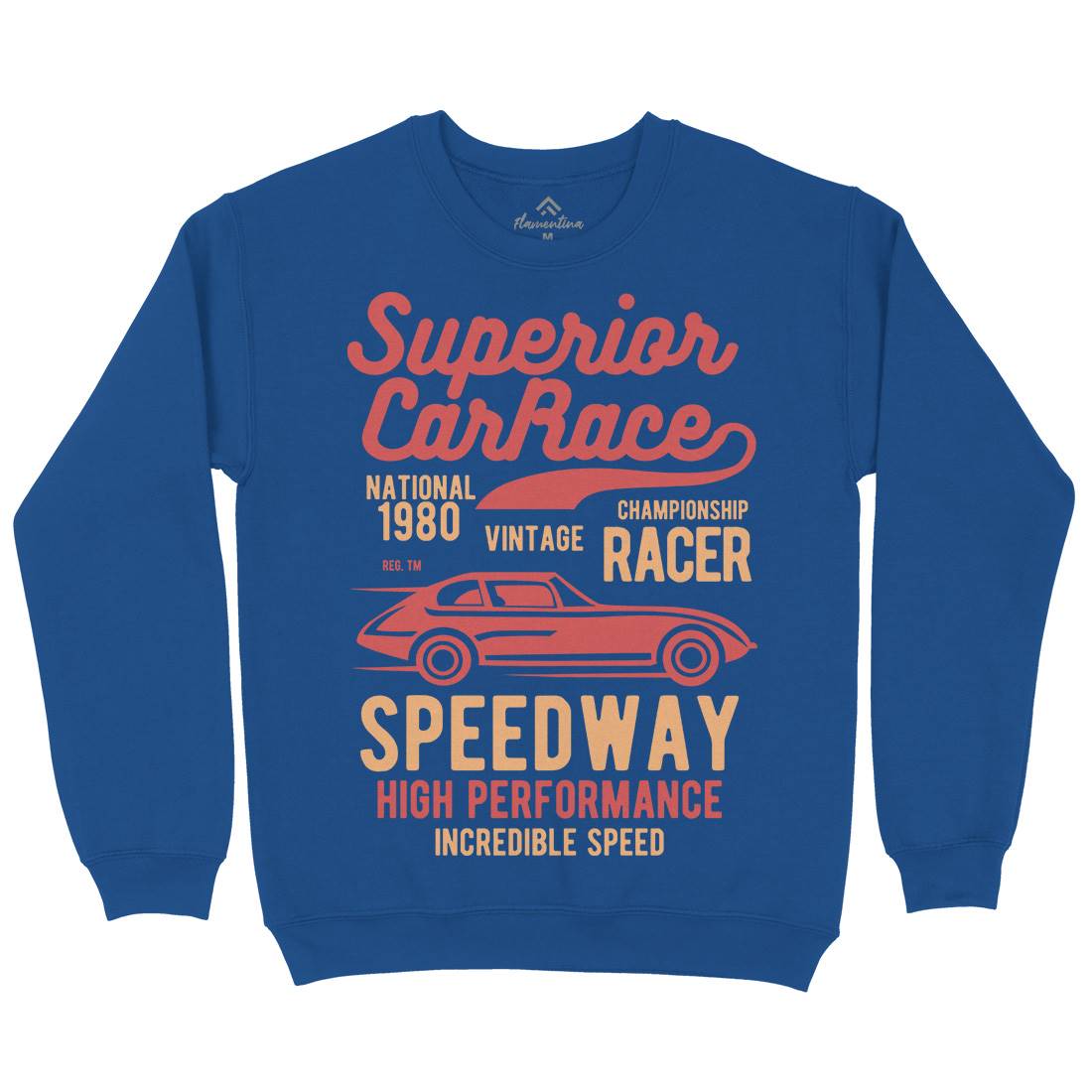 Superior Car Race Kids Crew Neck Sweatshirt Cars B456