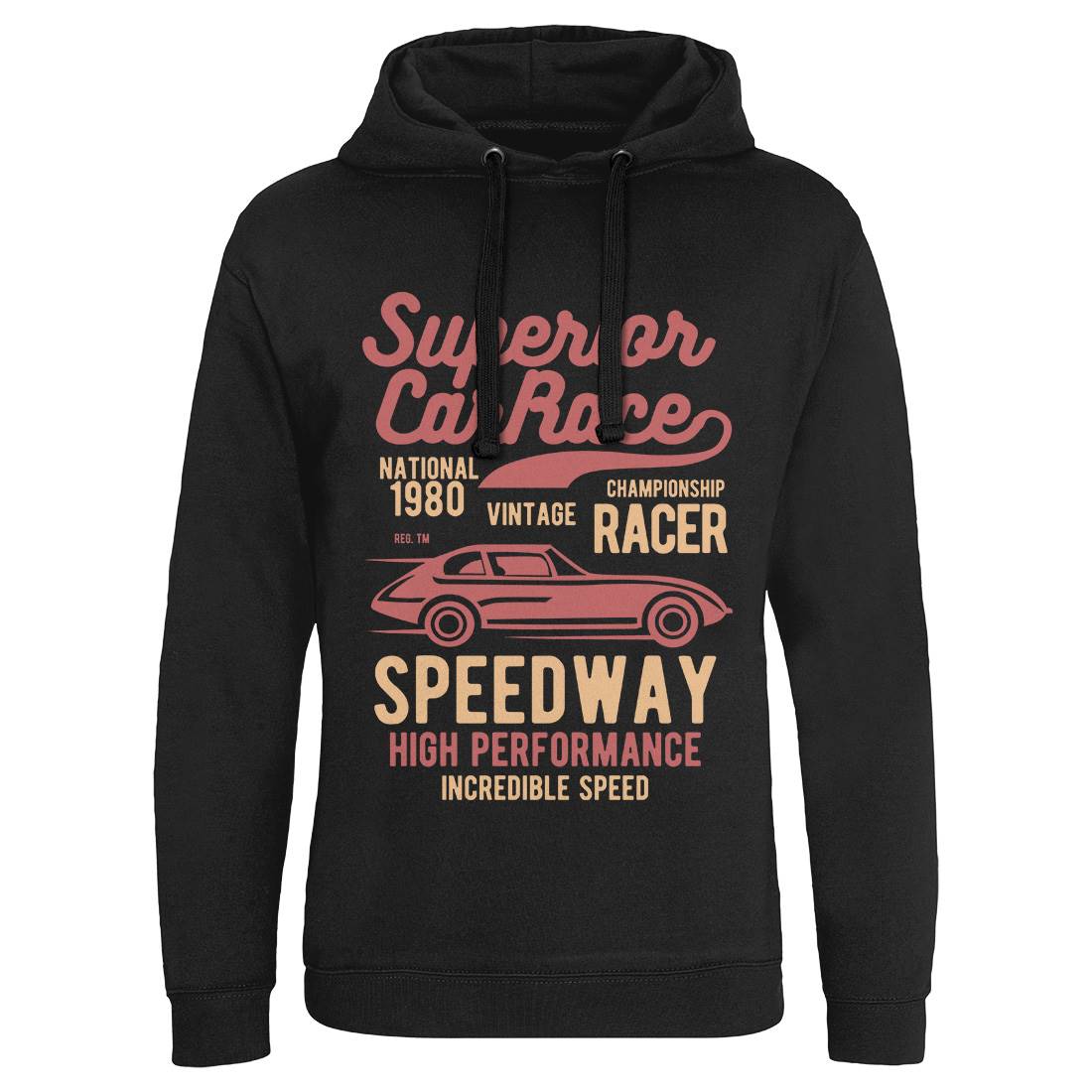 Superior Car Race Mens Hoodie Without Pocket Cars B456