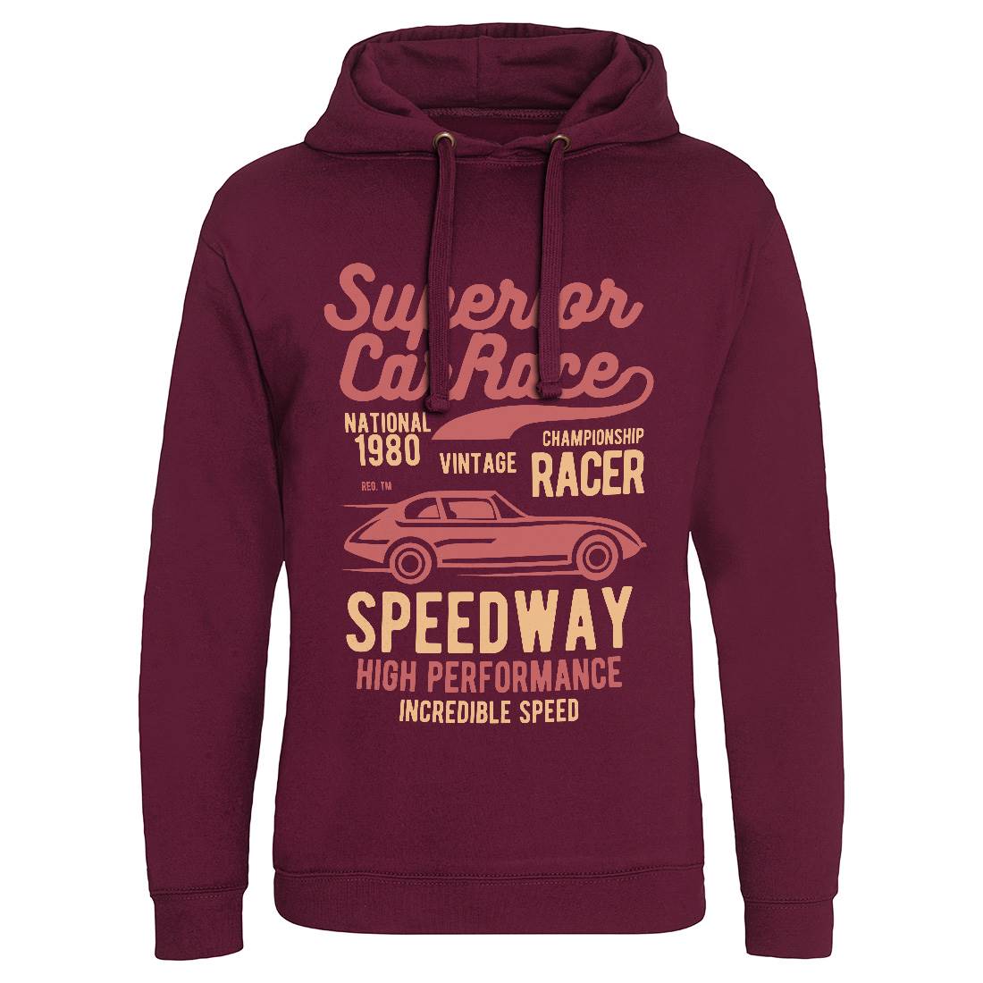 Superior Car Race Mens Hoodie Without Pocket Cars B456