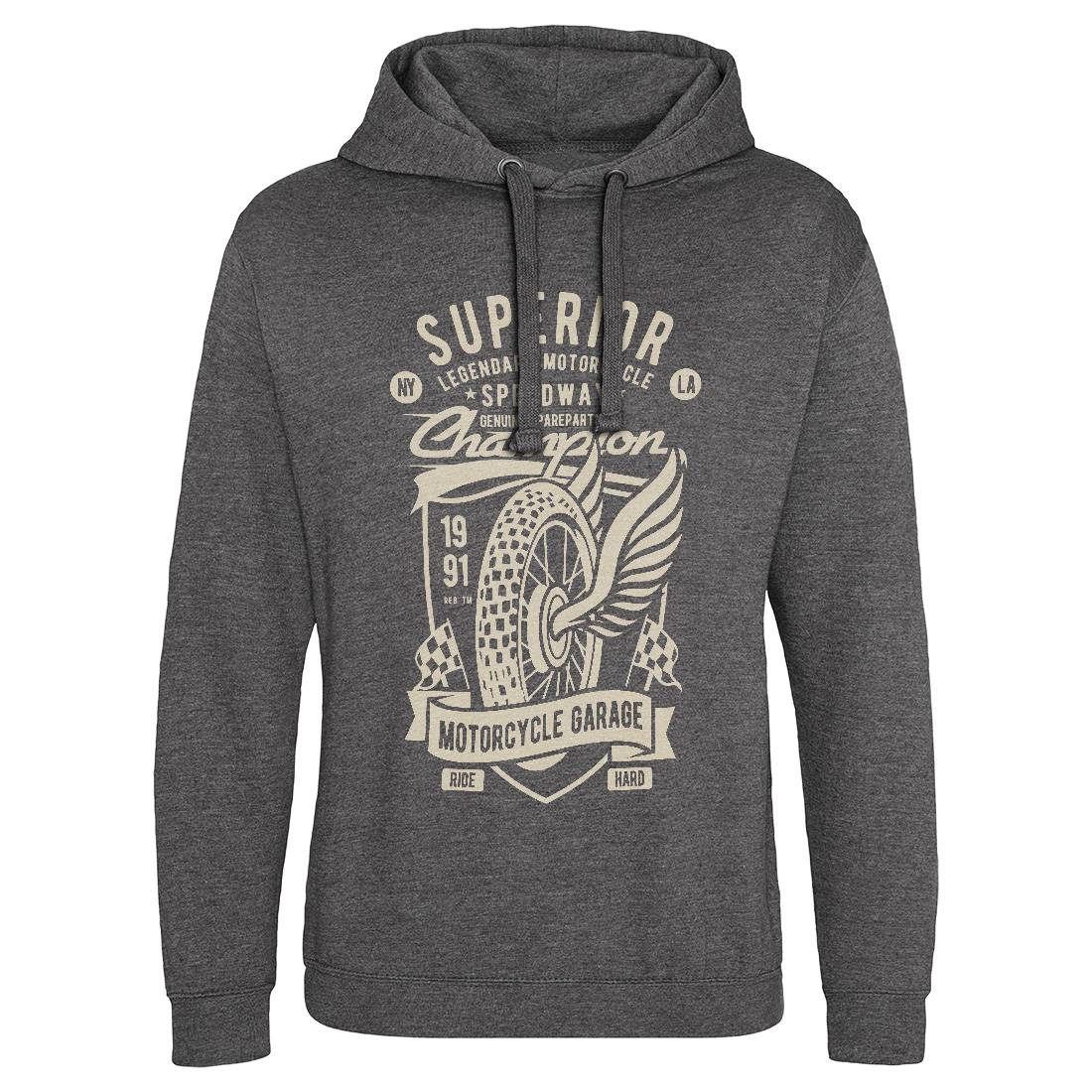 Superior Garage Mens Hoodie Without Pocket Motorcycles B457