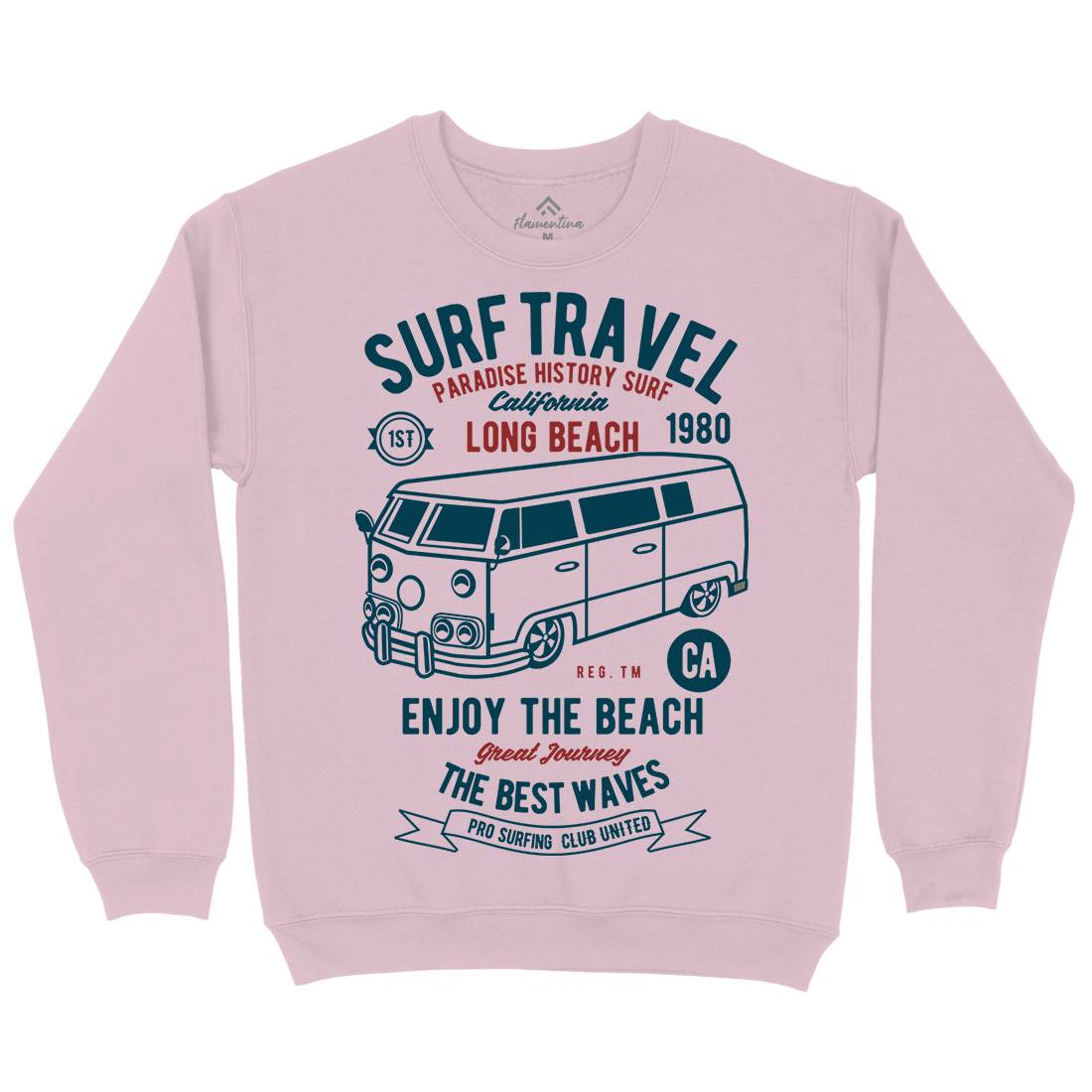 Surfing Travel Kids Crew Neck Sweatshirt Surf B461