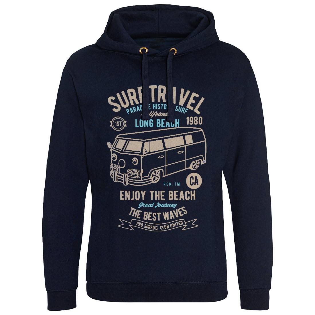 Surfing Travel Mens Hoodie Without Pocket Surf B461