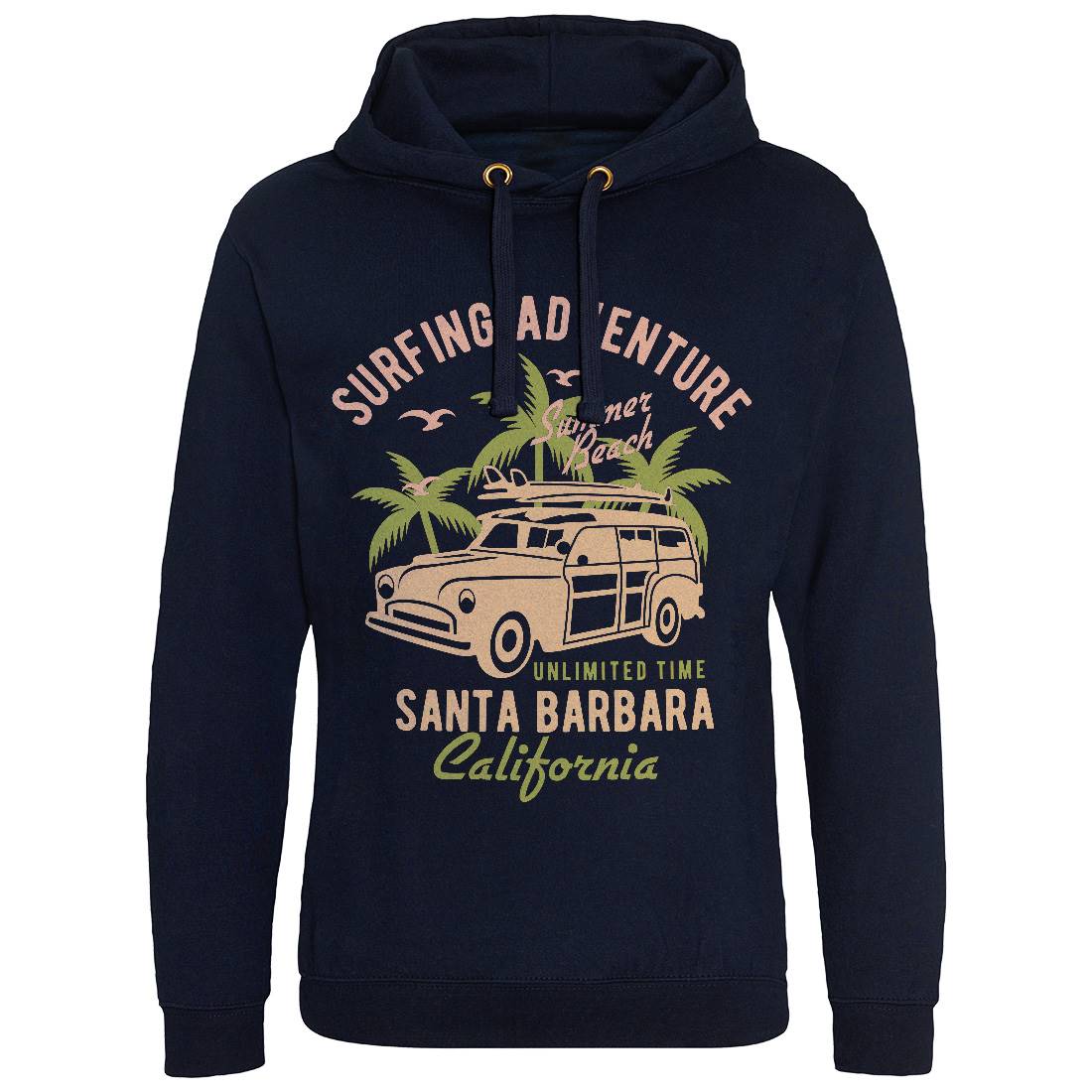 Surfing Adventure Mens Hoodie Without Pocket Surf B462