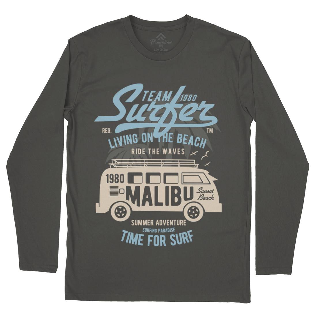 Team Surfer Mens Long Sleeve T-Shirt Surf B465