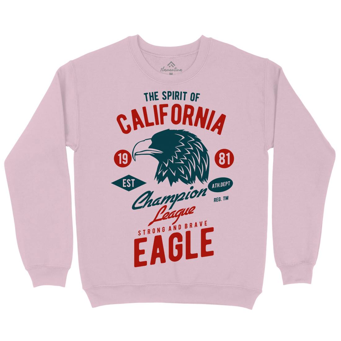 The Spirit Of California Kids Crew Neck Sweatshirt American B467