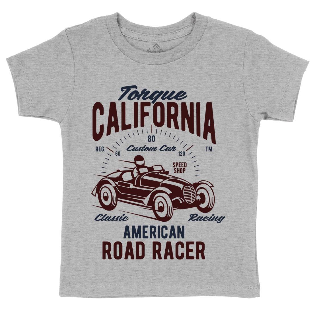 Torque California Kids Crew Neck T-Shirt Cars B468
