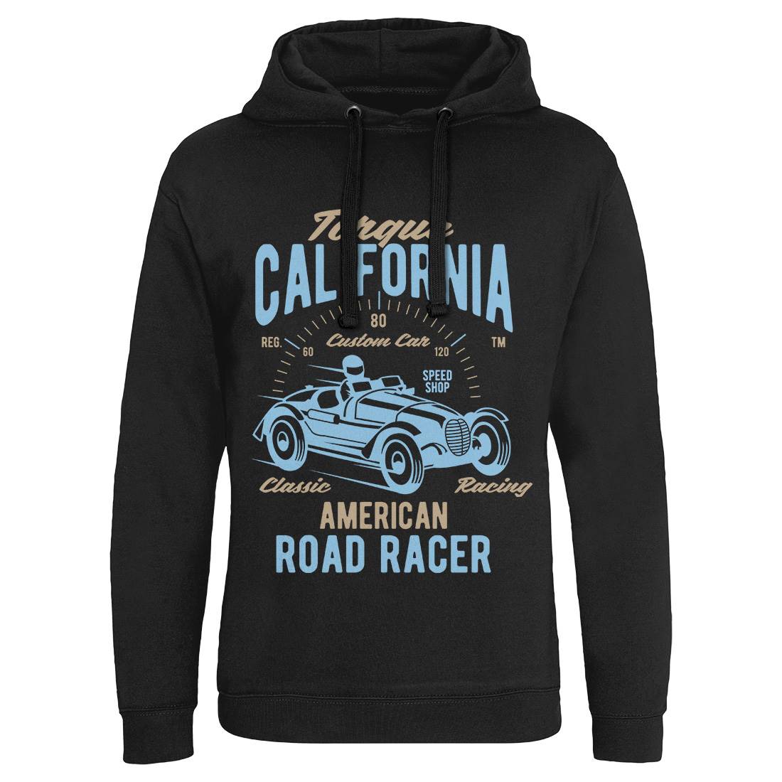 Torque California Mens Hoodie Without Pocket Cars B468