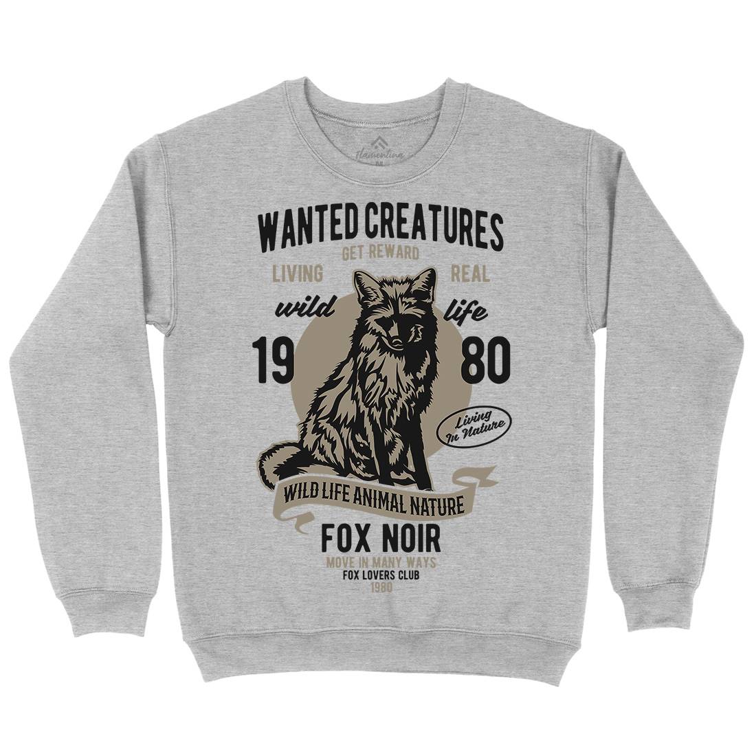 Wanted Creature Kids Crew Neck Sweatshirt Animals B471