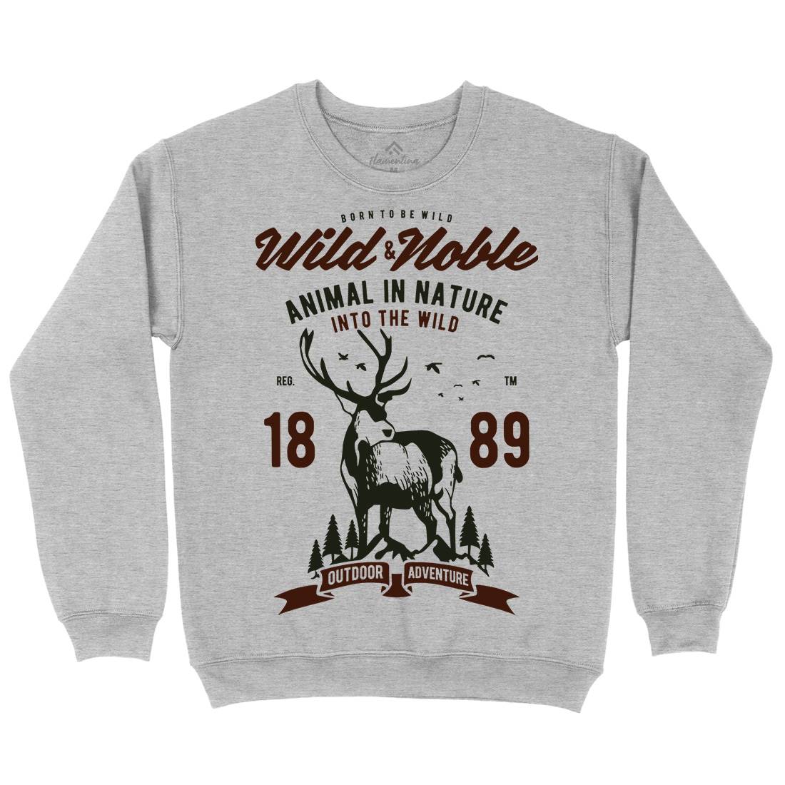 Wild And Noble Kids Crew Neck Sweatshirt Animals B472