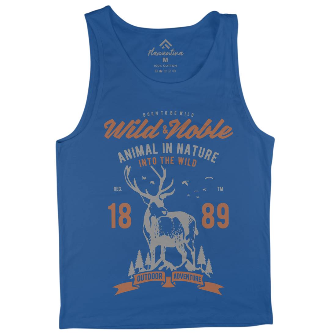 Wild And Noble Mens Tank Top Vest Animals B472
